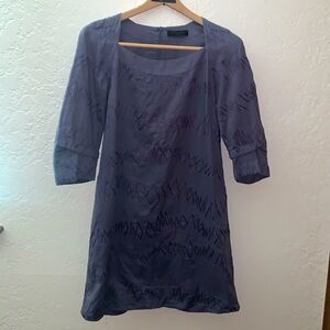 Bruuns Bazaar Blue Cotton Mini Dress